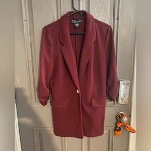 NYC Deep Red Women's Blazer